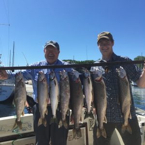 June 17 , 2016 Lake Trout and Salmon